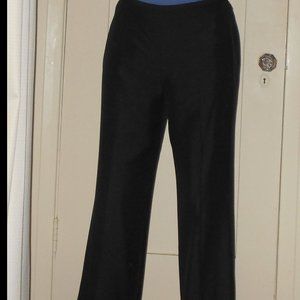 Ann Taylor 100% silk wide leg pants, lined, sz 6